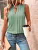 Женская летняя блузка-майка, повседневная туника без рукавов с V-образным вырезом, деловая нарядная рубашка для работы, одежда