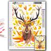 Популярная 5D Diy вышивка крестиком красочная картина с изображением оленя полная дрель набор для вышивки крестиком настенная наклейка домашний декор