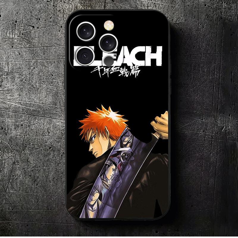 Мягкий чехол для телефона Bleach Kurosaki Ichigo для iPhone 16 16E 17 Air 15 Pro Max 14 Plus 13 Mini 11 12 7 Черная задняя крышка