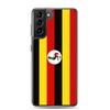 Coque Téléphone - Samsung - Galaxy S21 Ultra - Drapeau Ouganda - Souple - Multicolore