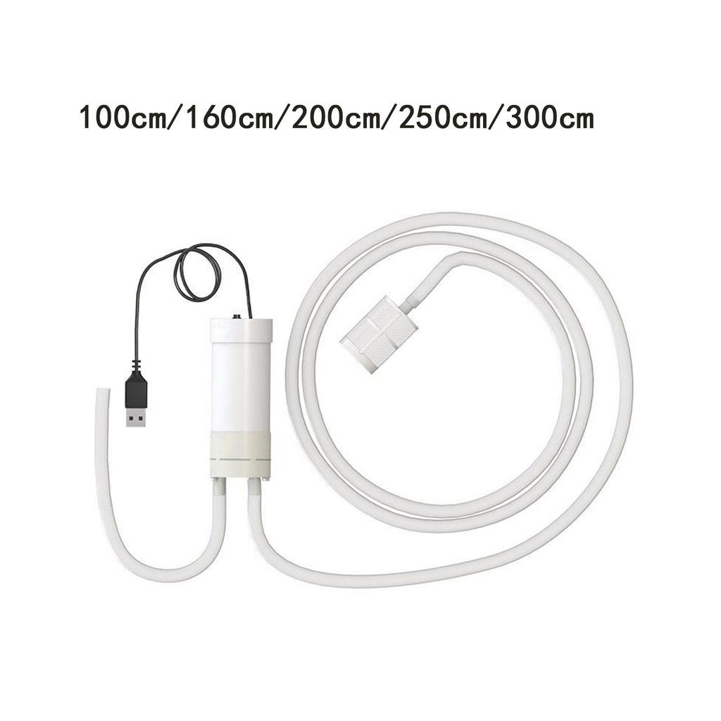 Электрический сифонный насос USB для перекачки вина с шлангом и компактным дизайном
