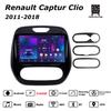 Автомобильная магнитола Android Car-Play для Renault Captur Clio 2011-2018 Мультимедийный плеер Головное устройство Стерео Навигация GPS BT WIFI, 2+64 ГБ