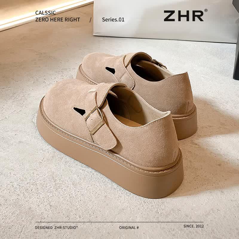 Женская обувь ZHR в стиле Birkenstock на толстой подошве
