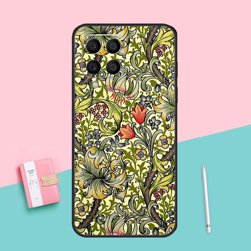 William Morris For Samsung Galaxy M53 M33 M32 M16 M06 M12 M55 M15 M35 M14 M34 M54 M11 M21 M31 M13 M52 Case