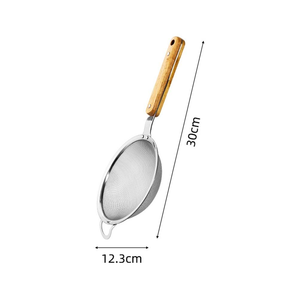 Stainless Steel Food Strainer Colander Rust-Proof Cocktail Sieve New Tea Strainer for Kitchen