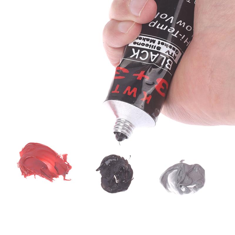 1 шт. автомобильный герметик RTV силиконовый прокладочный материал 3+3 черный высокотемпературный герметик маслостойкий для двигателей автомобильный герметик