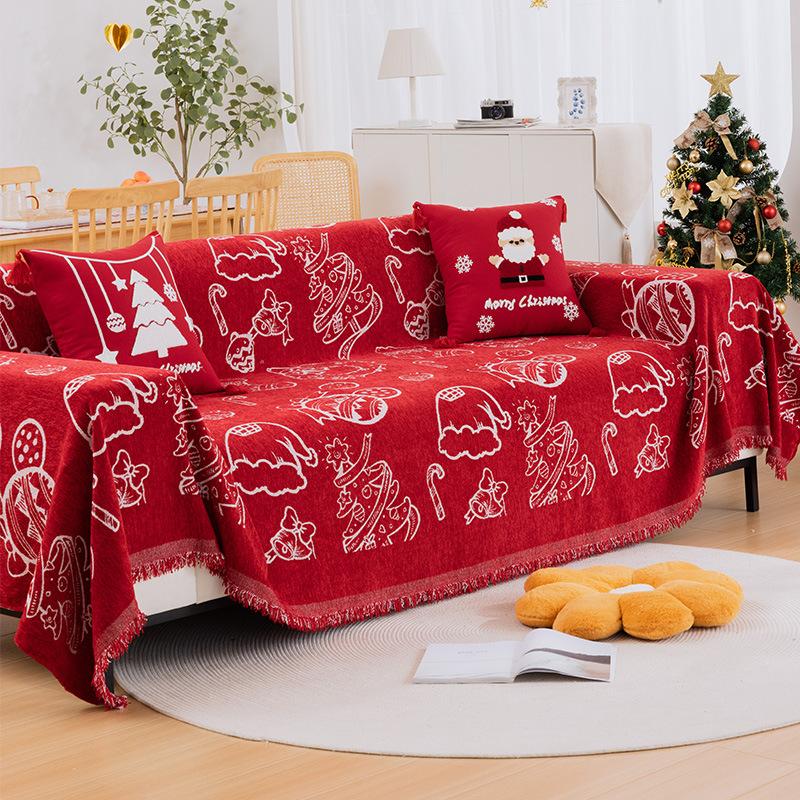 Slipcover Chenille Christmas Sofa Cover Four Seasons Universal Sofa Blanket Cover Sofa