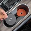 2Pcs Car Suede Coaster Anti-Slip Water Cup Pad Accessories For MINI One Cooper JCW Countryman Clubman Cabrio Paceman Coupe dymfu11