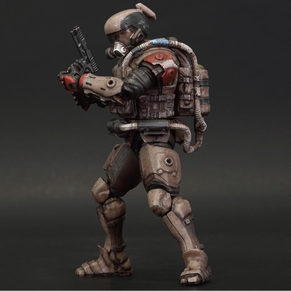 Кислотный дождь 1 18 Кислотный дождь Fav A110 Красный ворон Hazmat Ronin