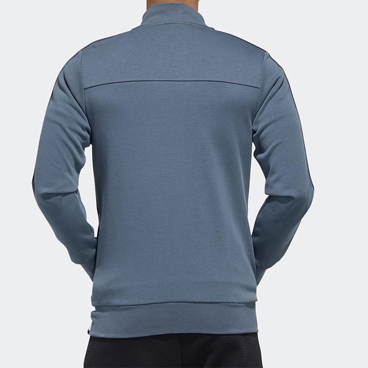 adidas Комфортная спортивная куртка с воротником-стойкой, мужская верхняя одежда Legacy-Blue FM9357