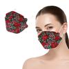 Взрослая леопардовая цветочная печатная уличная защитная маска для лица 