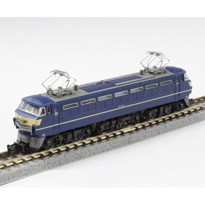 Rokuhan Масштаб Z T008-5 Электровоз EF66 Поздний тип JNR с козырьком Масштаб 1/220 Модель железной дороги Высокая точность Синий Золотой Аутентичный Японский Механизм