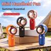 Ultra-quiet Mini Portable Fan 3 Gear Wind USB Rechargeable Fan Handheld Air Cooler Fan  Outdoor