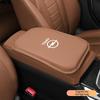 Leather Car Armrest Box Mats Auto Center Console Cover For Opel Corsa D Astra G H J K F Mokka C Zafira B Antara Corsa Accessorie FB3