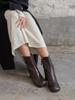 Blanc Sur Blanc Luna Ankle Boots Brown 7Cm