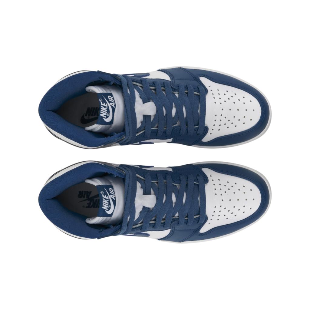 Кроссовки унисекс Air Jordan 1 Retro High OG True Blue Бело-цементно-серые DZ5485-410