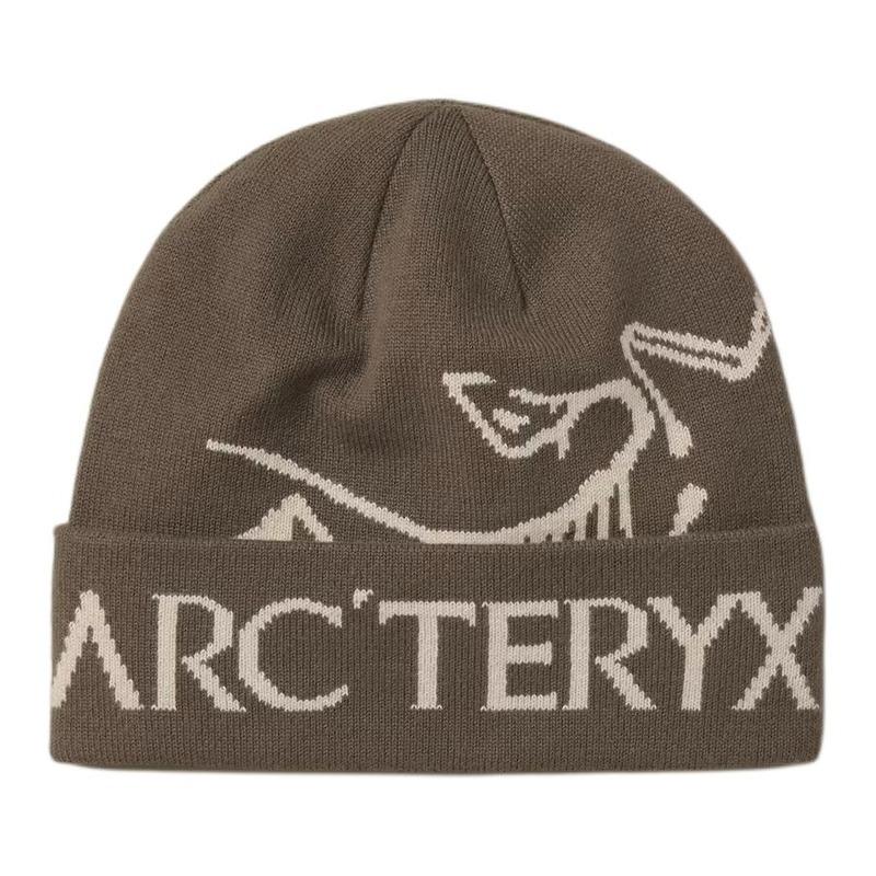 Arcteryx Дизайн логотипа 'Птица-письмо' археоптерикс, полиэстеровая флисовая шапка, унисекс, стиль для пары, X000010979, Мангуст/Морская соль