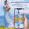 Phone Mirror Reflection Clip Set Mirror Effect Lens Shots Selfie Artifact Reflection Photography Props Kit for Travel Photography Selfies
