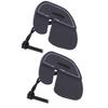 2Pcs 3 Finger Archery Tab Hand Portable Soft Faux Leather Glove Protector Accessories
