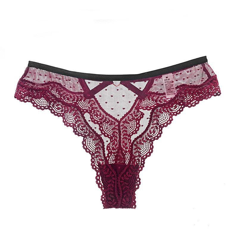Сексуальные кружевные сетчатые стринги в горошек с вырезами, с низкой посадкой, Т-образные, женское искушение, подтягивающие бедра, сексуальные трусики
