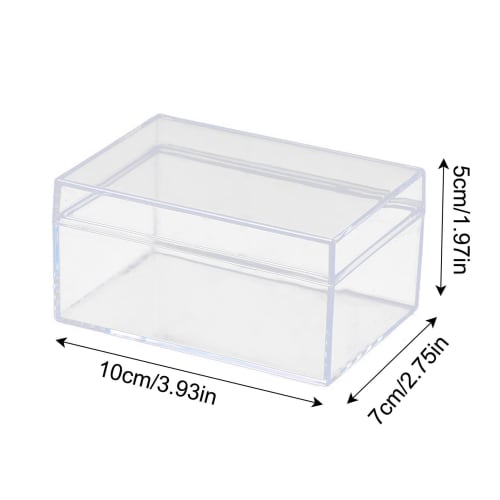 Коробка для хранения игральных карт, Прямоугольный дисплейный кейс для колод, Коробка-держатель для игральных карт для коллекционных и игровых карт