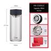 Heenoor Double-Walled Glass Tea Infuser Cup