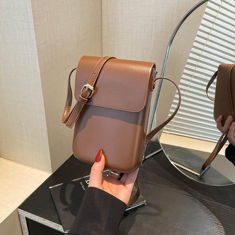 Сумки-кроссбоди с клапаном Женские Мини из ПУ кожи Наплечные кошельки и Сумки для Девушек Дамские Телефон Простая сумка-кроссбоди