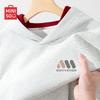MINISO 325G Heavyweight Colorblock Hooded Sweatshirt