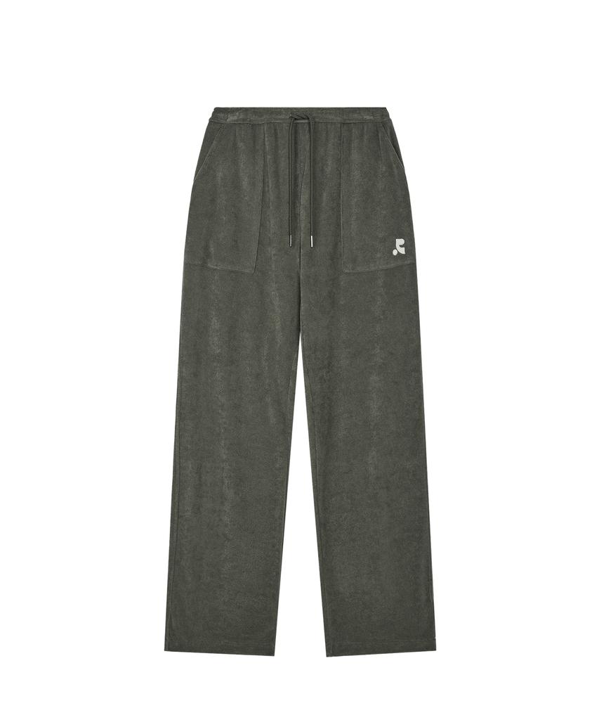 Спортивные брюки REST&RECREATION из махровой ткани - Хаки