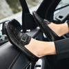Мужские мокасины из кожи с тиснением под крокодила - Повседневные, Большого размера, Ленивые туфли для вождения