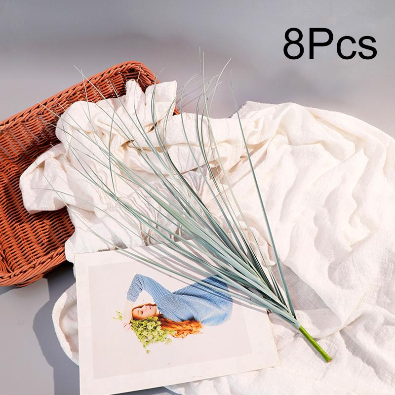 8шт реалистичные устойчивые к ультрафиолетовому излучению 50см искусственные тростниковые травы искусственные кустарники искусственная зелень
