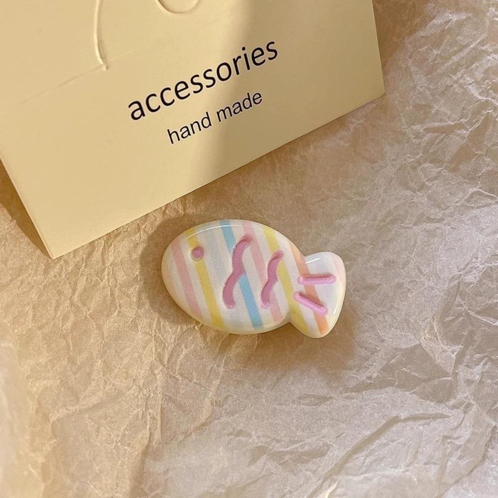 6Pcs Cute Cartoon Small Fish Hairpins Children Korean Sweet Y2k Girls Colorful Mini Hair Clips Hair Accessories