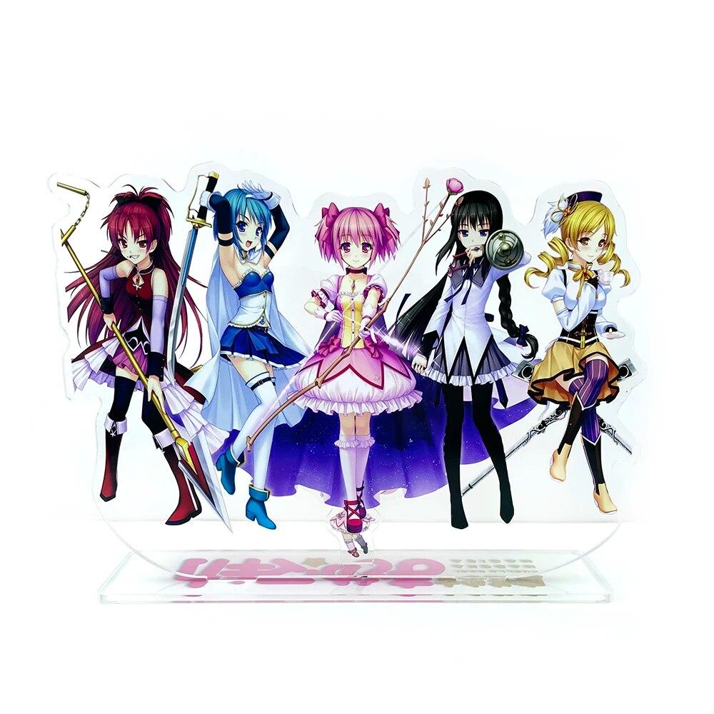 БОЛЬШОЙ РАЗМЕР Puella Magi Madoka Magica Madoka Homura Mami Kyouko GM, акриловая подставка, игрушечная фигурка