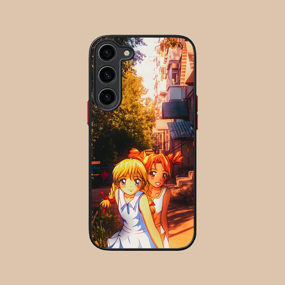 Вечное Лето Алиса Силиконовый Чехол для Мобильного Телефона для Samsung Galaxy S26 S25 S24 S23 S22 S21 Plus FE Ultra Цветной Чехол