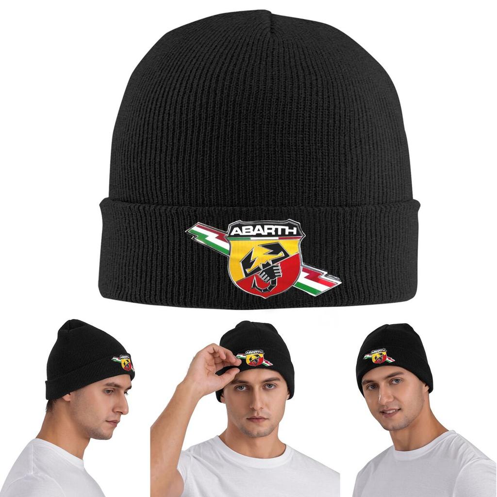 Abarth C Cool Print 9 Теплая вязаная шапка Зимняя вязаная шапка-бини Шапки-бини Хип-хоп кепки для унисекс