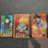 Б/у набор из 3-х карт Dragon Ball Carddass Prism