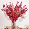 1PCS Christmas Red Berry Bouquet Fake Plant for Home Vase Decor Xmas Tree Ornaments New Year Party Living Room Decoration