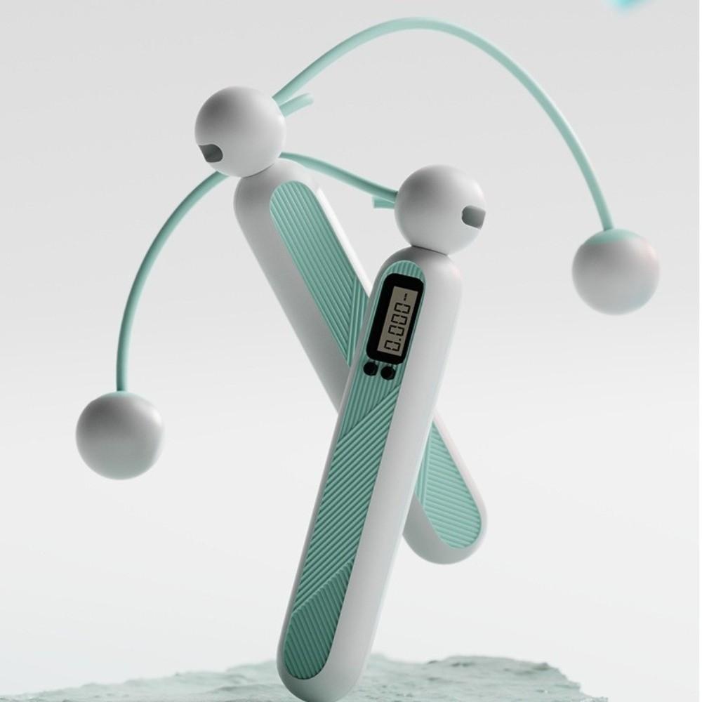 Adjustable Cordless Counting Skipping Rope with Counter Skipping Ropes Unisex