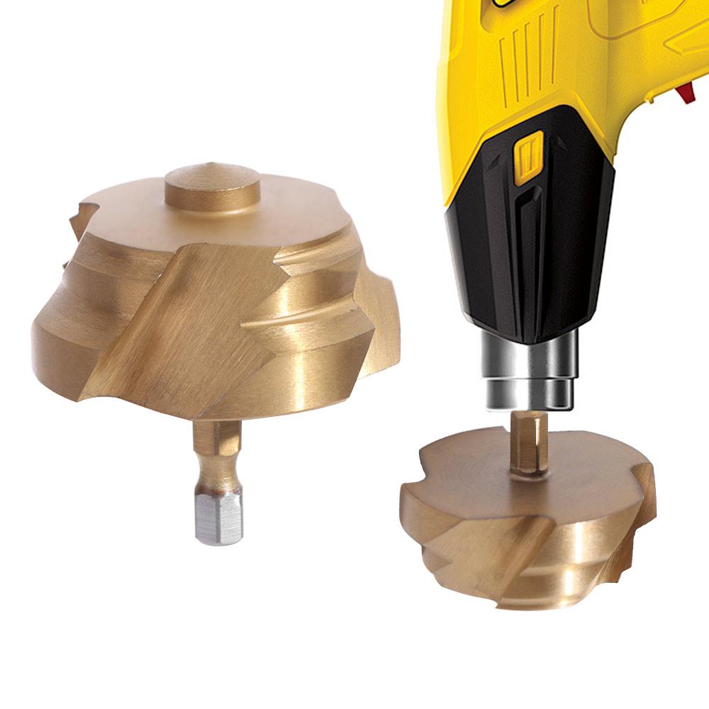 6 шт. Износостойкое ступенчатое сверло для водопроводных труб, развертка для водопроводных труб, инструмент для соединения водопроводных труб