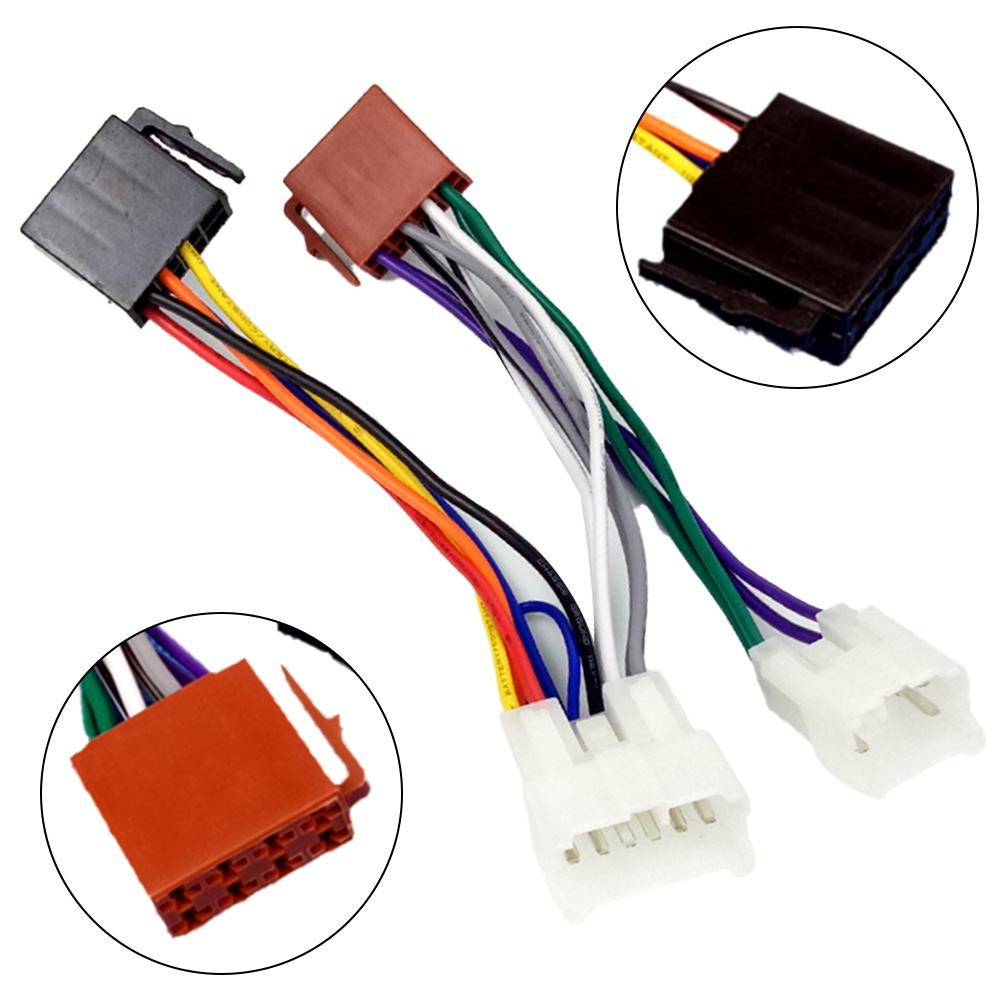 1 Pcs Car Stereo Radio Harness Radio Wiring Harness Connector Adapter For Toyota Car Stereo Radio Wiring Harness Radio Accessories 4