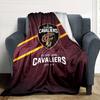 Cleveland Cavaliers Print Flannel Blanket High Quality Warm Comfortable Cover for All Seasons Perfect for Gifts Home Decor