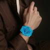 Casio LCD/Pointer Dual Display Series Quartz Movement Resin Strap Japanese and Korean Watch Men's Watch Blue Dial GA-110B-2DR