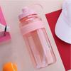 2-литровая бутылка для воды для фитнеса и спорта, пластиковая бутылка для воды большой емкости, уличная портативная соломенная бутылка для скалолазания, чайник для напитков