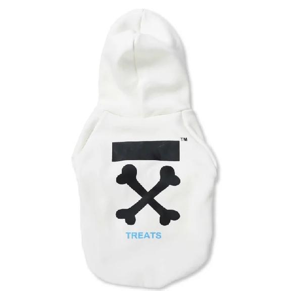 Luxury Designer Winter Autumn Fleece Lining Warm Dog Clothes XS-4XL Large Size French Bull Hoodies 2 Legged Puppy Sweatshirts