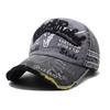 Регулируемая состаренная выцветшая кепка с узором коровьей головы Солнцезащитные шляпы для мужчин и женщин для занятий спортом на открытом воздухе