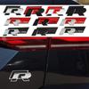 AABIQ1 3D R RLINE Emblem Car Body Rear Trunk Badge Decoration Metal Sticker For Volkswagen VW Golf Polo Passat B6 Jetta Scirocco Tiguan