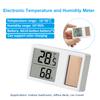 -10~50℃ Солнечный электронный цифровой измеритель температуры и влажности термометр детектор температуры 10~95%RH для внутреннего офиса