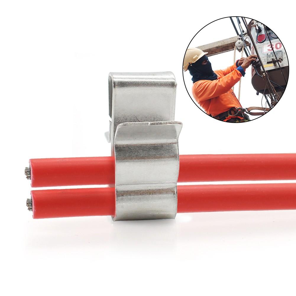 Stainless Steel Solar Panel Cable clampPVcable Clamp Wire Fastener Clamp Manager