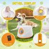 Automatic Ball Launcher for Dogs, Interactive Fetch Machine with 3-Level Distance(20-46ft) & 5 Balls, Dog Ball Thrower for Indoor & Outdoor Play