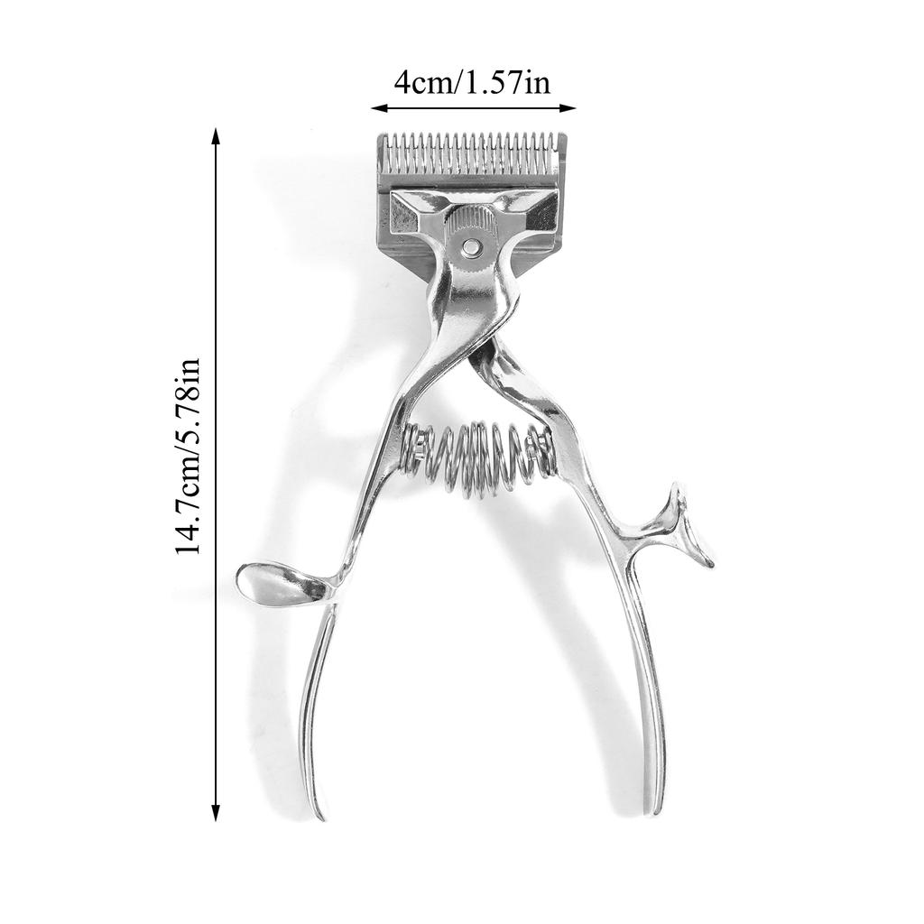 Ручная машинка для стрижки волос с низким уровнем шума, неэлектрическая